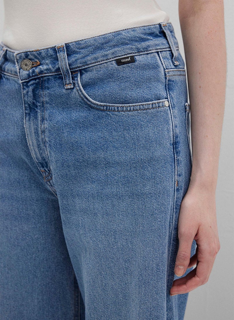 MAVI Malibu Real Blue Grey Jean Pants - Image 5